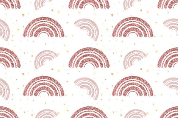 Download Boho Glitter Rainbow Pattern - Boho Collection