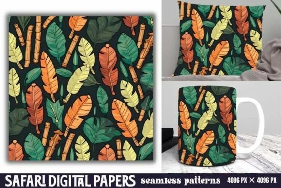 Download Safari Digital Papers Pattern - Digital paper Collection