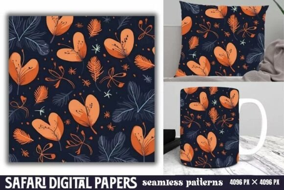 Download Safari Digital Papers Pattern - Digital paper Collection