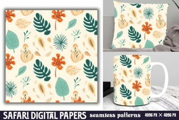 Download Safari Digital Papers Pattern - Digital paper Collection