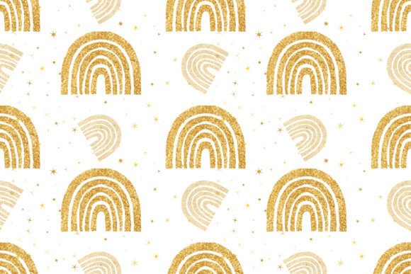 Download Boho Glitter Rainbow Pattern - Boho Collection