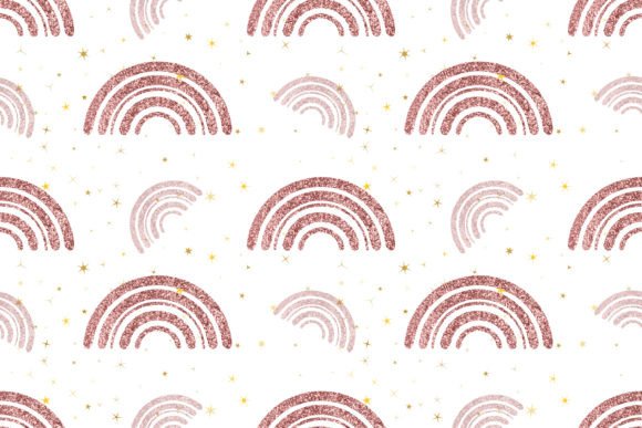 Download Boho Glitter Rainbow Pattern - Boho Collection