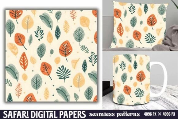 Download Safari Digital Papers Pattern - Digital paper Collection
