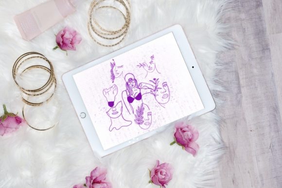 Download 15 Boho Line Art Stamps Procreate V 37 - Boho Collection