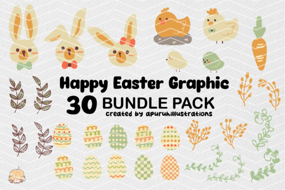 Download Happy Easter Boho Graphics Clipart - Boho Collection