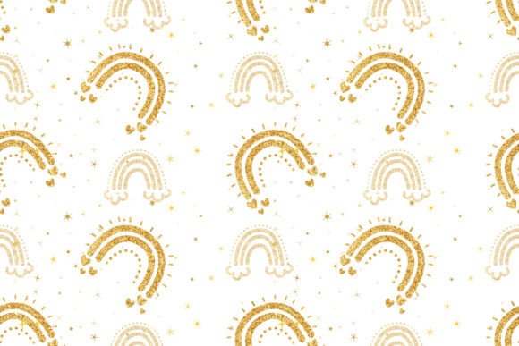 Download Boho Glitter Rainbow Pattern - Boho Collection