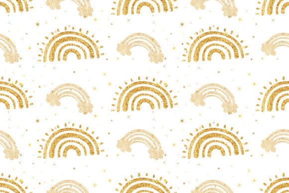 Download Boho Glitter Rainbow Pattern - Boho Collection
