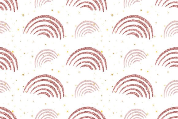 Download Boho Glitter Rainbow Pattern - Boho Collection