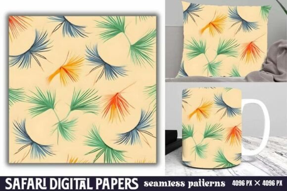 Download Safari Digital Papers Pattern - Digital paper Collection