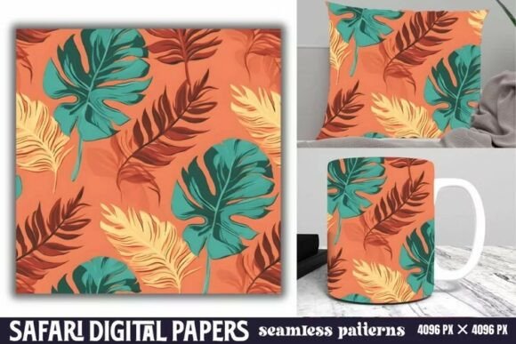 Download Safari Digital Papers Pattern - Digital paper Collection